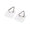 Hooks 10Pcs Invisible Adhesive Plate Hanger Pictures Wall Vertical Holder Art Decor