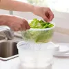 Fruit Vegetable Tools Vegetables Dryer Salad Spinner Fruits Basket Fruit Wash Clean Basket Storage Washer Drying Machine Useful Kitchen Tools 230511