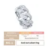 Xingyue Оптовая индивидуальная дизайн хип -хоп Iced Out Real Silver 925 Sterling Mens Mens Fine Jewelry Moissanite Diamond Rings для мужчин