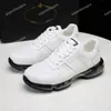 Män skor lyxig designer sko mode sneakers mens casual sneaker lapptäcke läder ultrahög kvalitet snörning tränare luft kudde med logotyp