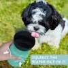 Alimentação portátil cão garrafa de água dobrável tigela de alimentação do cão garrafa de água animais de estimação viagem ao ar livre beber tigelas de cão tigela de bebida cães