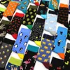 Coton New Man coton Chaussettes Hiphop En Gros Compression Hommes Harajuku Heureux Drôle animal Flamingo pingouin chili Robe pour Homme Mariage Cadeau De Noël