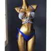 Costumi da bagno da donna 2023 Bikini da vacanza con diamanti Set da bagno da donna sexy con strass Bling Stones Beachwear