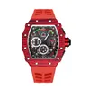 Orologio con movimento Richamilles Cassie Wine da polso Rm50-03 Super Fashion Advanced Sense cronografo meccanico Bucket Male Red Devil Uomo Impermeabile Incredibile LY PEN2