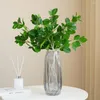 Decorative Flowers Artificial Leaf Fresh-keeping Ornamental Plastic Beautiful Greenery Faux Mint Stem With Horticulture Supplies Wedding