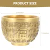 Bowls Brass Ornaments Chinese Bowl Decorations Home Money Treasure Tabletop Pure Desktop Adornment Gold Basin