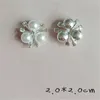 Kolye Kolyeleri 50 PCS 20mm Metal Alaşım KC Altın Gümüş Renk Takliti İnci Kristal Çiçekler DIY Mücevher Yapma 230511