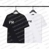 Lettre de conception de marque classique T-shirt pour hommes et femmes Lettre PR Pur coton Premium chaud