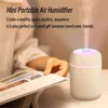 H2O Mini umidificatore d'aria portatile Diffusore di aromi USB con nebbia fredda 300 ml per la casa Camera da letto Piante per auto Purificatore Humificador Tre colori