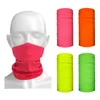 Bufandas neón rosa/naranja/amarillo/verde banda para la mano cuello polaina Color sólido deportes al aire libre pañuelos para hombres mujeres Camping ciclismo máscara bufanda