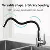 Keukenkranen kraan silicagelkneus elke richting roterende multicolor opties koud en watermixer Tap Deck Installatie 230510