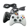 Controladores de jogo controlador com fio para xbox 360 joypad vibração gamepad joystick pc windows 7/8 10