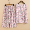Calças de duas peças femininas elegantes conjuntos de duas peças para mulheres de verão na cintura alta Ternos