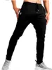 Pantalons pour hommes 2023 hommes pantalons de survêtement décontractés printemps automne course basket-ball pantalon d'entraînement mince Sport à séchage rapide fermeture éclair jambes longues vêtements masculins