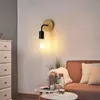 Wandlamp houten vintage sconce e27 220v lichten armatuur bedretro indro industriële decoratie eetkamer slaapkamer licht