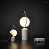 Tafellampen modern glazen marmeren basislampje huisstudie slaapkamer bedkamer bed decor bureau licht led suspensie ta234