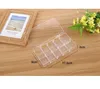 10 Grids Clear Acrylic Empty Storage Box Beads Jewelry Decoration Nail Art Display Container Case