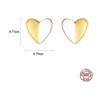 Boucles d'oreilles romantiques en forme de cœur pour femmes, marque de luxe, coquille, boucles d'oreilles en argent s925, charmantes, Sexy, bijoux de fête de mariage, cadeau de saint-valentin