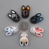 Decoratieve objecten Figurines 6pcsset Japanse zegenmasker Koelkastmagneet 3D -magneet voor woninginrichting Sticker Kids Gift 230511