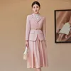 Zweiteiliges Kleid Hohe Qualität Koreanische Frühling Herbst Lose Rock Blazer Sets Outfits Weibliche Formale Business Damen Büro Damen Arbeitsjacke