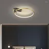 Chandeliers Postmodern Creative Rotatable Living Room Nordic Bedroom Study Villa Model Fashionable Smart LED Ceiling Lights