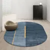 Carpets Nordic Oval Geometric Carpet Living Room Large Area Carpet Home Bedroom Bedside Carpets Study Coffee Table Balcony Non-slip Rug 230511