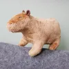 18 -cm symulacja Kapibara Plush Toy Śliczna puszysta lalka Capybara miękka nadziewana zabawka dla dzieci