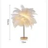 Floor Lamps Nordic LED Lamp Living Room Dining Office Bedroom Interior Decor Feather Light Luminaire Standing Lighting