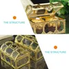 Gift Wrap 12 Pcs Pirate Candy Container Paper Wedding Favor Boxes Kids Jewelry Organizer Japanese Clear Birthday Storage Supplies