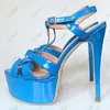 Olomm 2023, sandalias de plataforma hechas a mano para mujer, tacones de aguja, punta abierta, bonitos zapatos de fiesta rojos burdeos para mujer, tallas grandes de EE. UU. 5-20