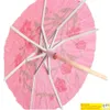 144pcs papel coquetel parasols guarda -chuvas de pegações de eventos de casamento suprimentos de festas de férias coquetéis de coquetels titulares f0705x