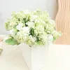 Fleurs décoratives 2 pc Champagne Soie Hortensia Artificielle Fête De Mariage Vase Décor À La Maison Accessoires De Noël Guirlande Scrapbook