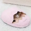 Kattbäddar mjuk varm husdjur sovsäck för att hålla och sval