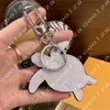 Designer Keychains Luxury Lanyards Letter Brief Key Chain Portable Keychain Wallet Accessoires Designer Woman Fashion Bag Charms