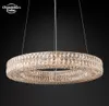 Spiridon Ronde Kroonluchters Moderne Retro LED Crystal Chrome Hanglamp voor Woonkamer Eetkamer Slaapkamer Hanglampen Glans