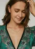 Colares pendentes 2023 Europeu e americano Simple Shining Zircon Temperment Entrada Lux Colar de colar feminino