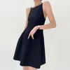 430 L 2023 Runway Dress Spring Summer Dress Brand Same Style Empire Crew Neck Sleeveless Black Womens Dress Fashion YL