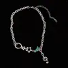 Chains Multi-layer Design Fashion Micro-inlaid Zircon Star Necklace Cool Personality Music Hip-hop Lady CClavicle Chain