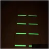 Rifornimento di sicurezza riflettente Nastro fluorescente Avvertimento verde luminoso Luce a terra Stoccaggio Scala Adesivo antiscivolo Drop Delivery Office Sc Dhpx3