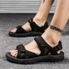 Heren Zomer Ademende buiten wandelende mannen Schoenen Lichtgewicht Gladiator Male strandsandalen voor man waterschoenen 230509