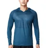 Lu Men Yoga Outfit Sports Hooded Long Sleeve T-Shirt Mens Sports Style Shirts Training Fitness Clothes Training Elastic Quick Dry Sportwear Top Plus 61139