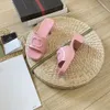 Designer Sandals Jelly Sandal Women Shoes Rubber Slippers Chunky High Heels Crystal Slipper Thick Bottom Scuffs Platform Mules Alphabet Shoes Candy Colors Slides