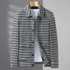 Vestes pour hommes Grande taille Impression de printemps Vêtements pour hommes Plaid British Trend Style All-match Handsome Casual Slim Jacket