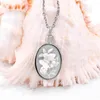 Цепочки изображают Ture Butterfly Flower Ashes Pares Wake Memorial Jewelry Urn Urn Pendant