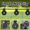 Shade 20/40PCS Sun Net Clip Garden Tools Greenhouse Cloth Fix Clamp Plastic Grommet Fence Netting Installation Hook 230510