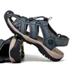 Leather Fashion Sandals Men High Summer Quality Water Beach Outdoor Soft Comfortable Wearresisting Nonslip Size3848 2 68