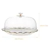 Plates Cupcake Pastry Serving Tray Round Cake Pans Plate Circle Dessert Display Stand Server Covered