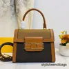 Designer Bags Totes Crossbody Handbag Old Flower Box Bag Messenger Handbags Gold Lock Catch Handle Detachable Strap Women Tote Bags Canvas Leather Flap Wallet