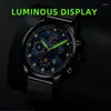 Avanadores de pulso Classic Men's Calendar Watch Luminous Quartz Leisure Fashion Student Business Steel 2023 Deyros