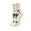 Socks Hosiery 1 pair women cartoon animals socks cute fashion happy comfortable design colorful cat polka dot casual printing sock P230511